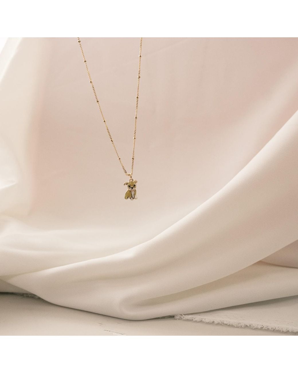 Cloud Haven Metallic Mini Bulldog Sweetie Pendant