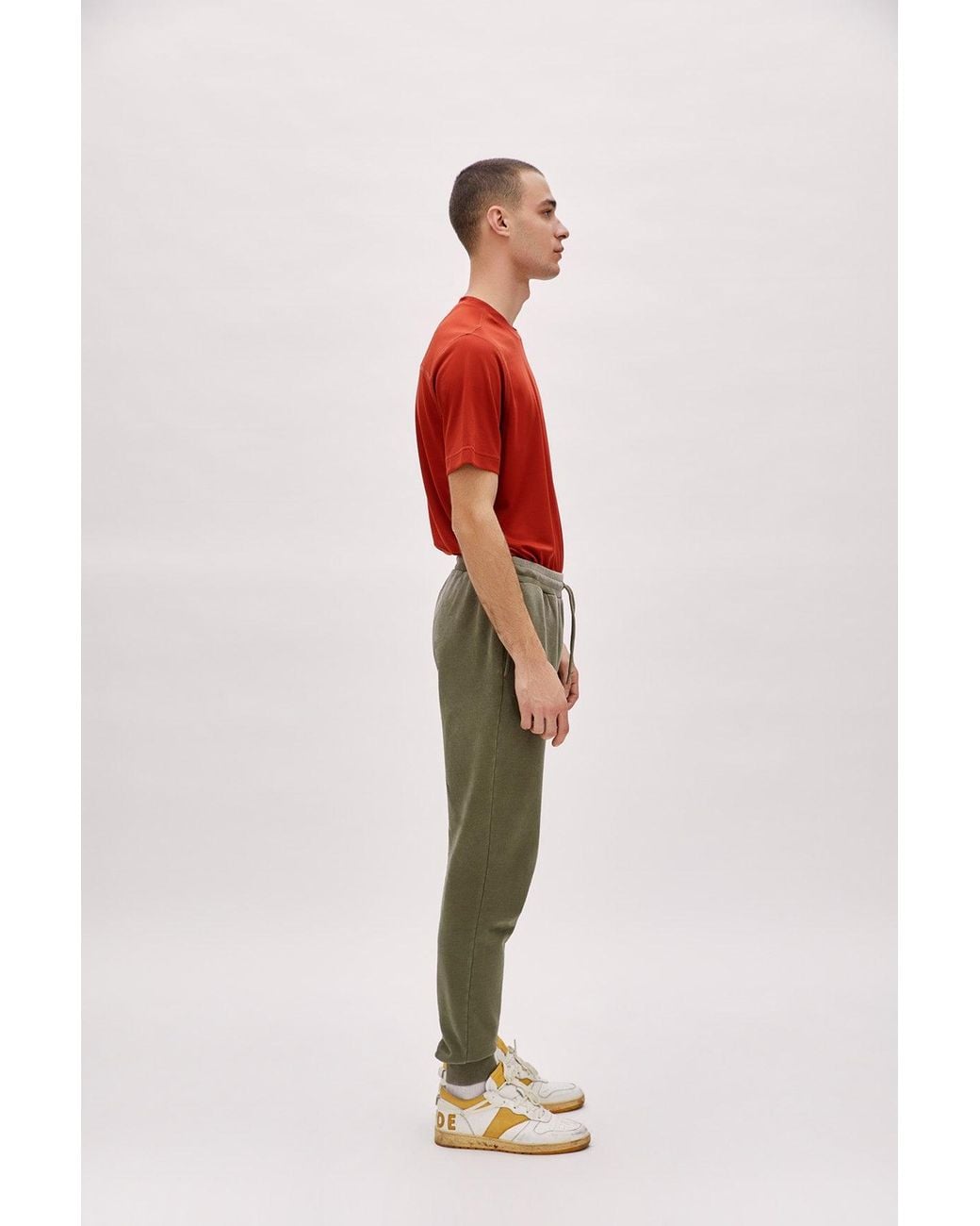 Pcfg Green Acid Washed Track Sweatpant for men