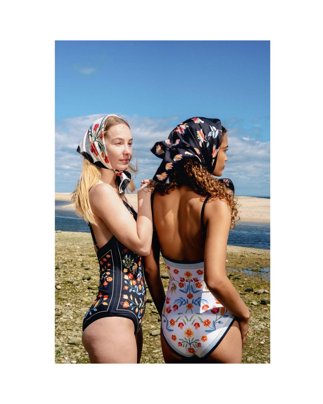 Jessie Zhao New York Black Night Imagination Reversible V-Neck One-Piece Swimsuit