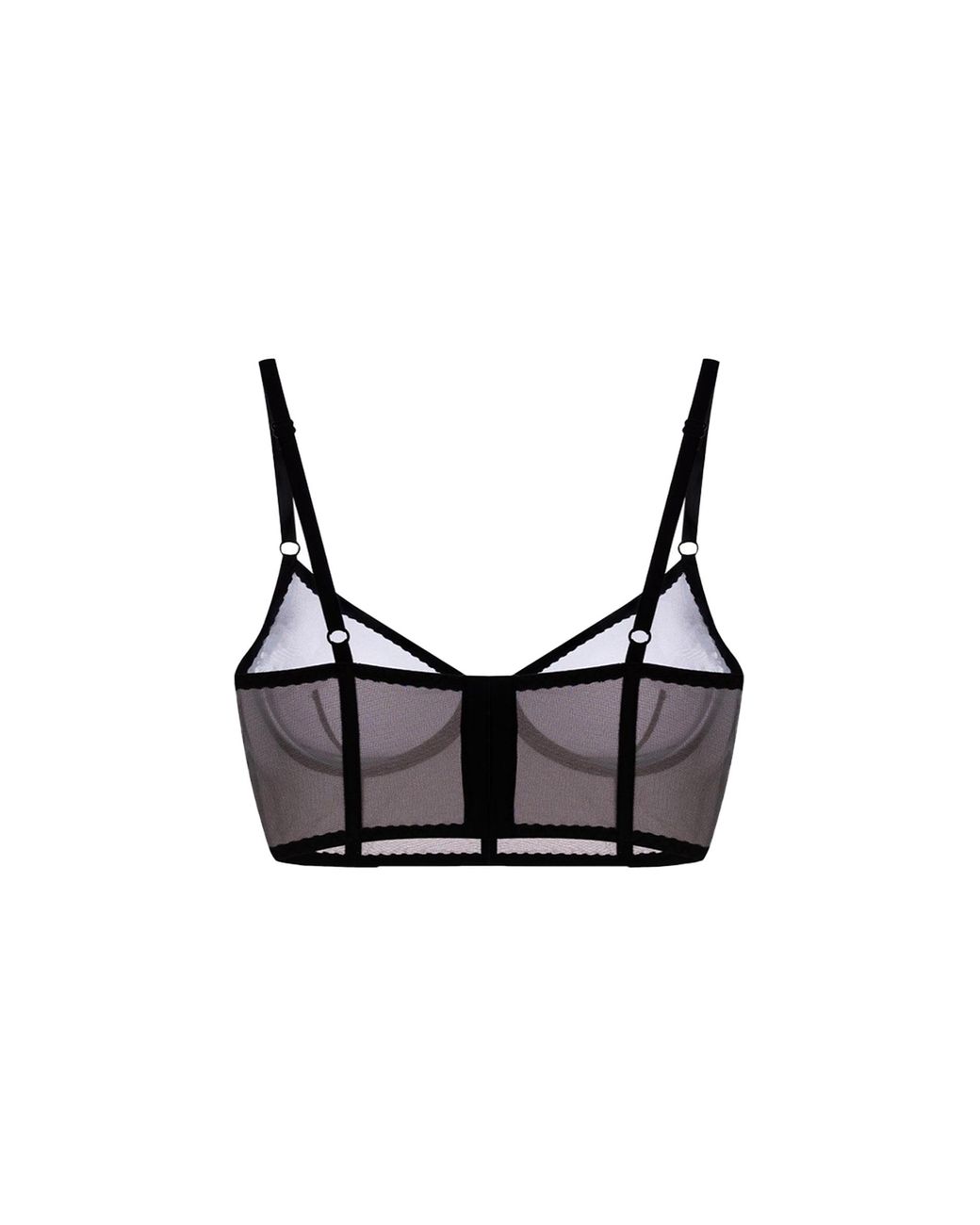 Zhilyova Black Unnamed Corset Bra