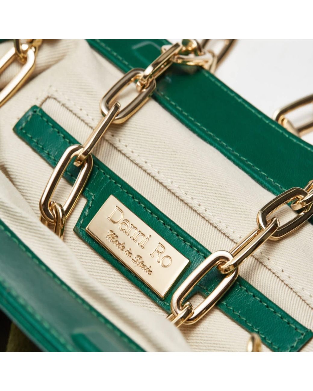 Danni Ro Green Lisbon Baby Clutch Suede