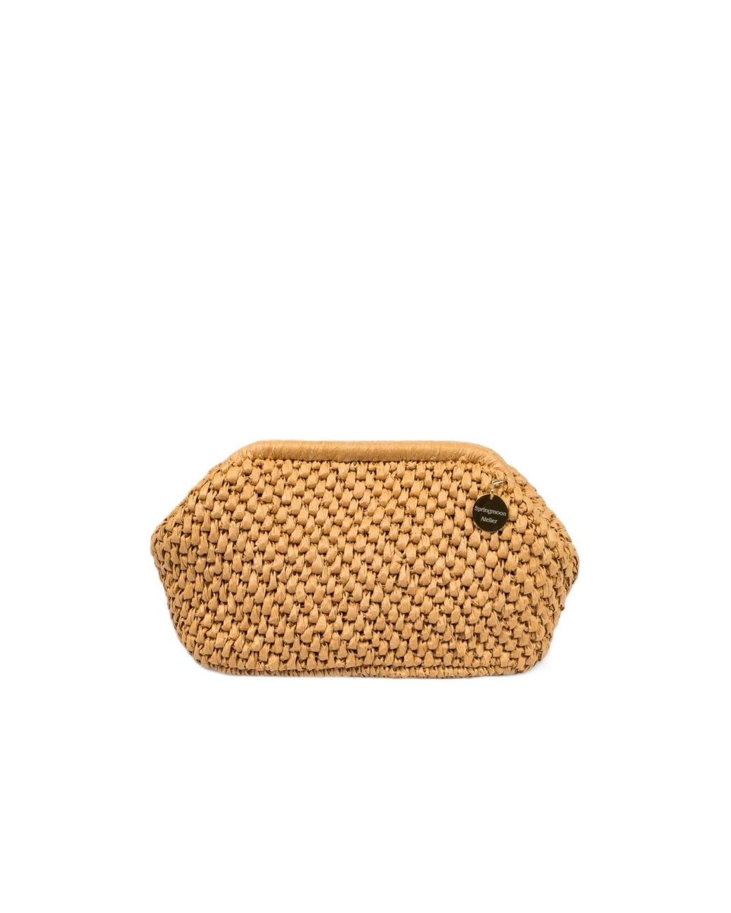 Springmoonatelier Natural Abudance Raffia Handbag