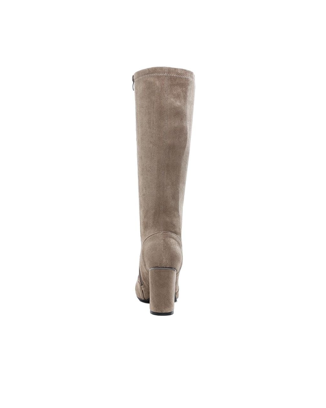 Rag & Co Brown Neutrals Saloniki Microfiber Calf Boots
