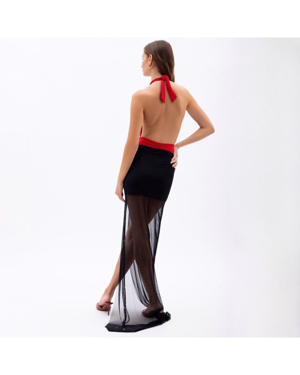 Franca Vinka Black Belina Maxi Skirt