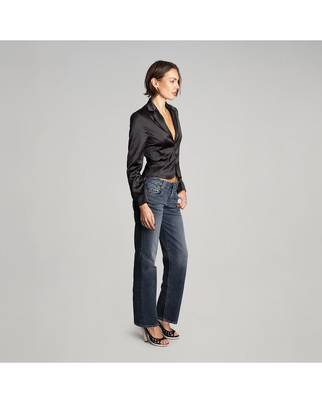 Love and Nostalgia Black Mini Cigar Blazer