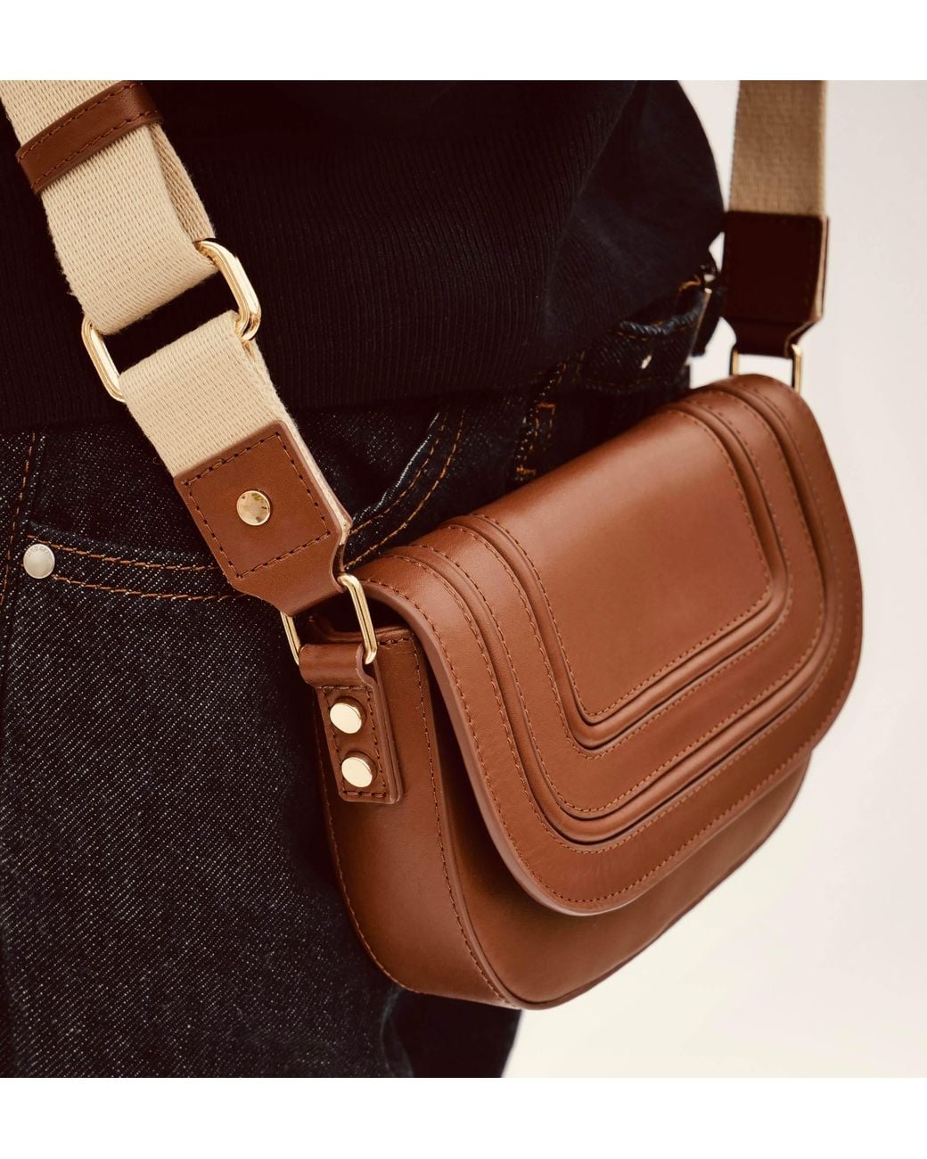 Apatchy London Brown The Mimi Tan Leather Bag