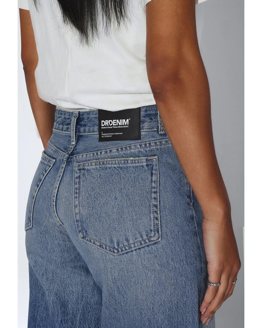Dr. Denim Blue Rhue Low Wide