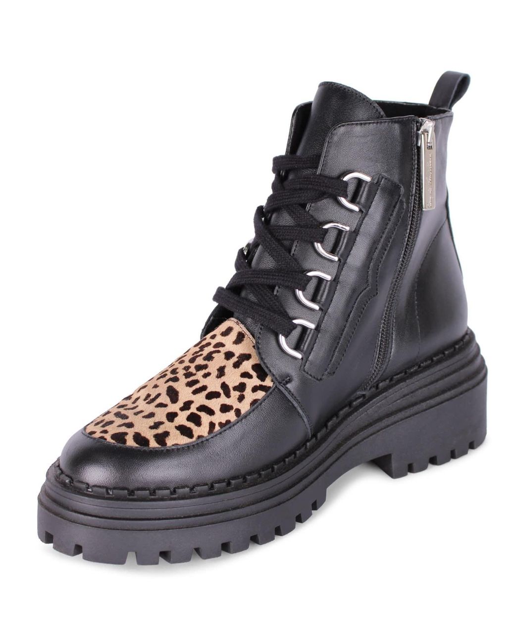 Terry De Havilland Black Rita Festival Boot Animal Print
