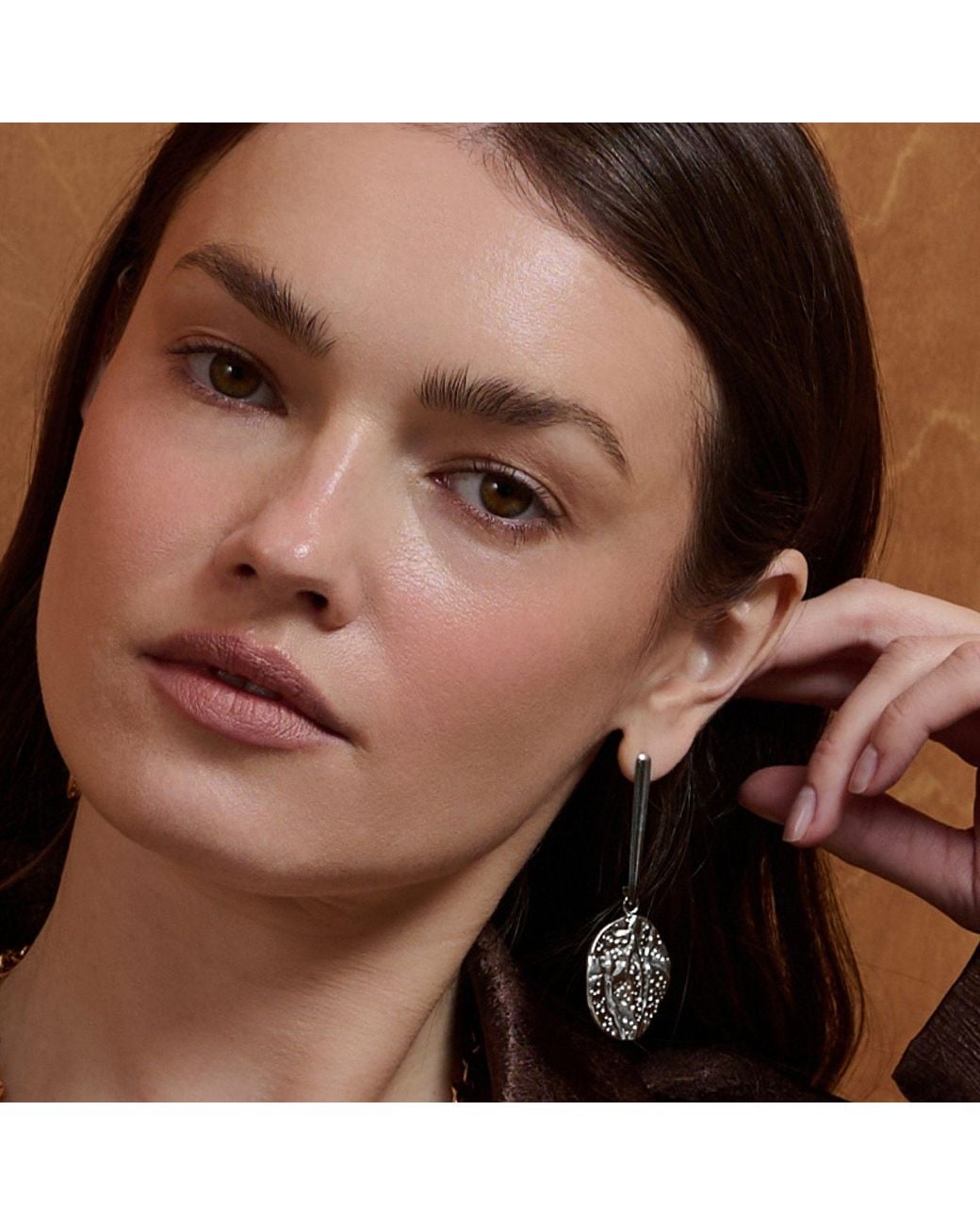 A Weathered Penny Brown Beverly Studs