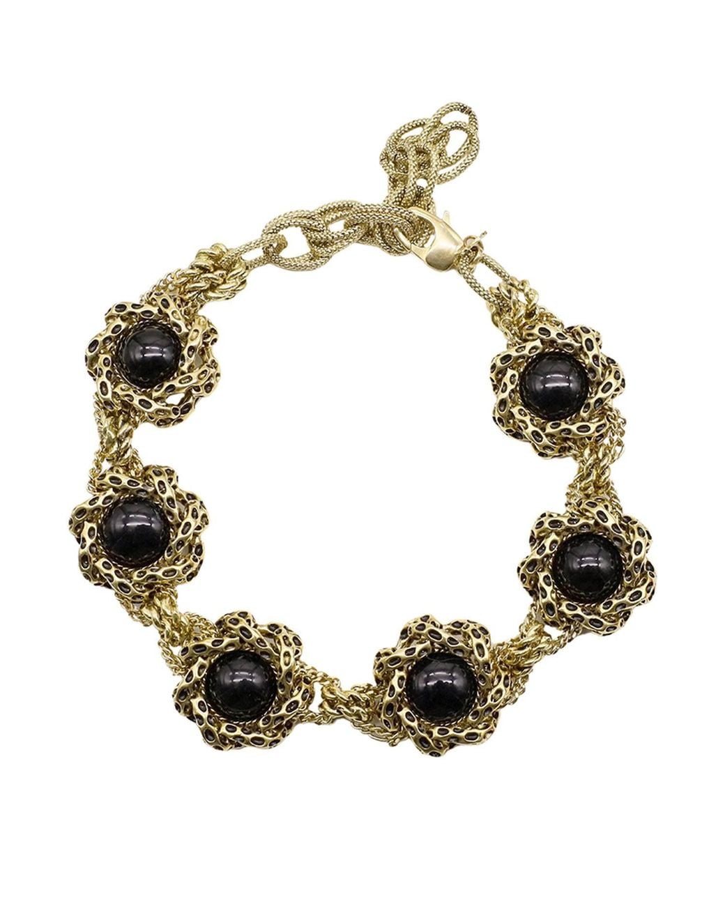 Bayemeyc Metallic Ravora Choker Necklace