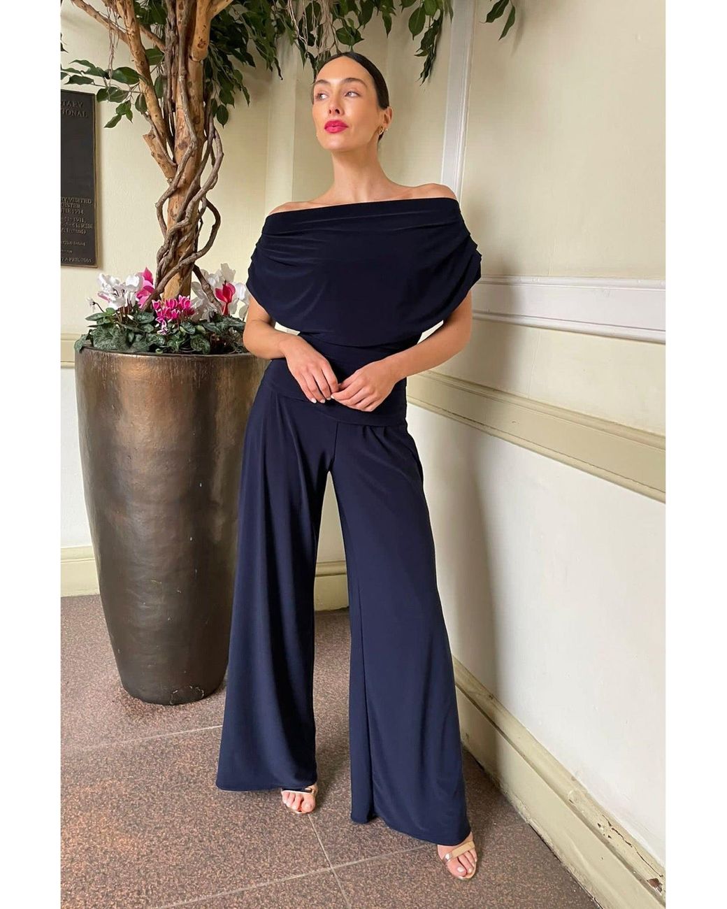 Atom Label Blue Carbon Jumpsuit