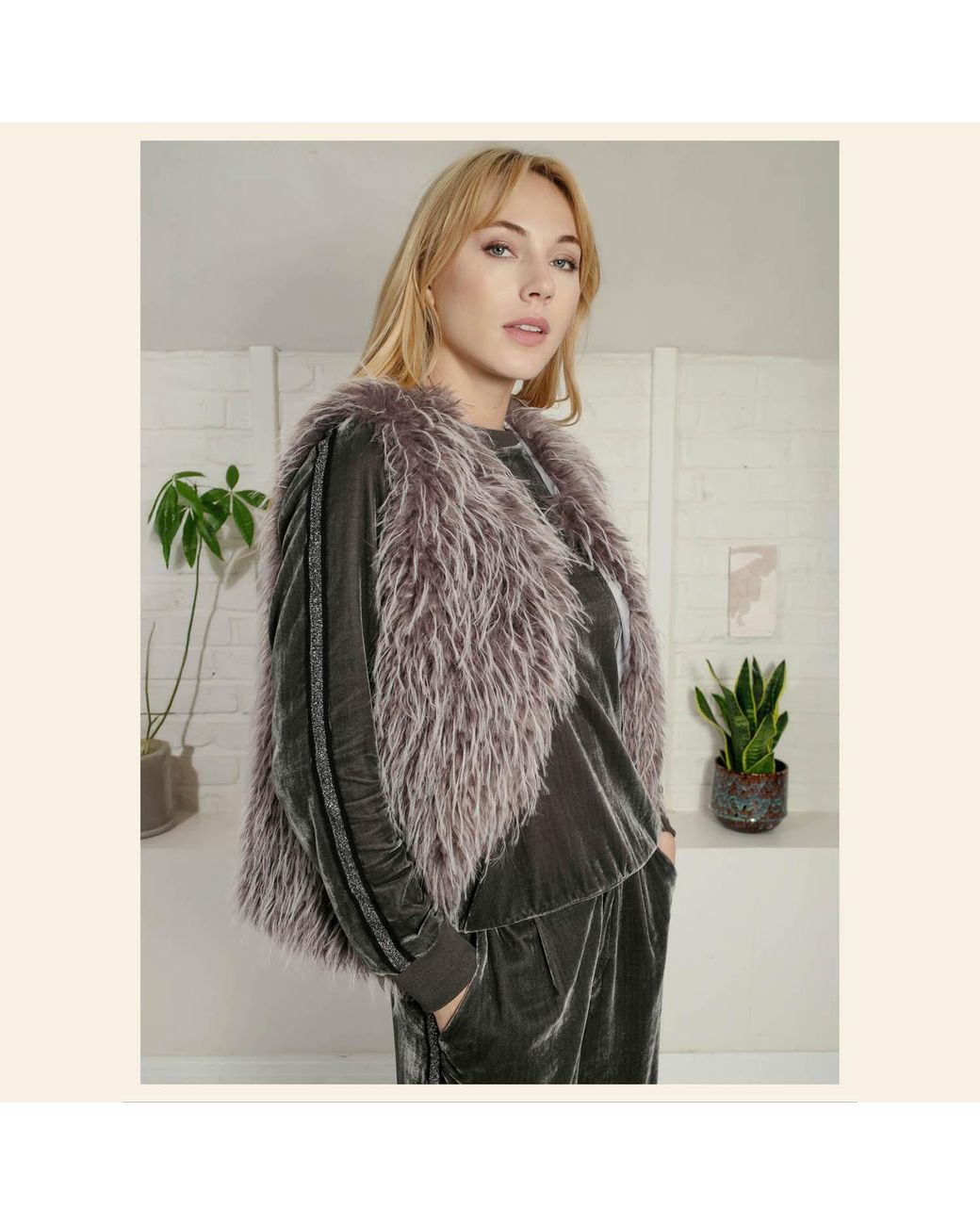 Nooki Design Brown Scandi Gilet