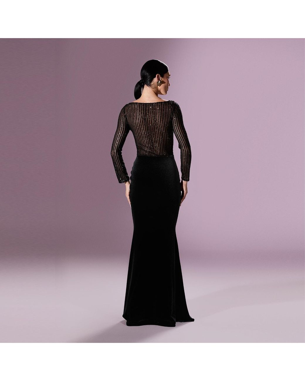 Nur Karaata Black Aureline Dress