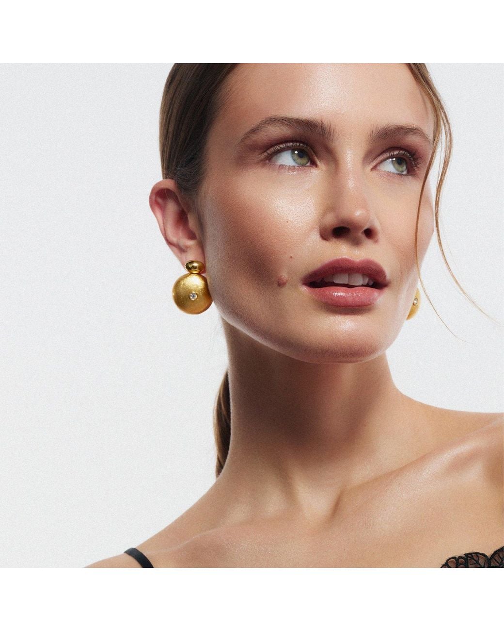 Saule Label Metallic Paloma Earrings