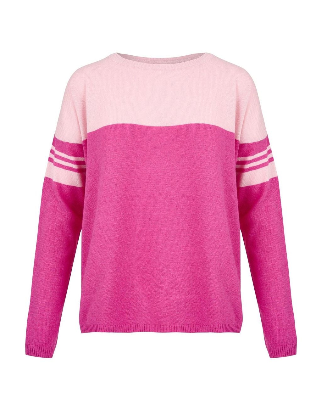 At Last Pink Cashmere Mix Sweater