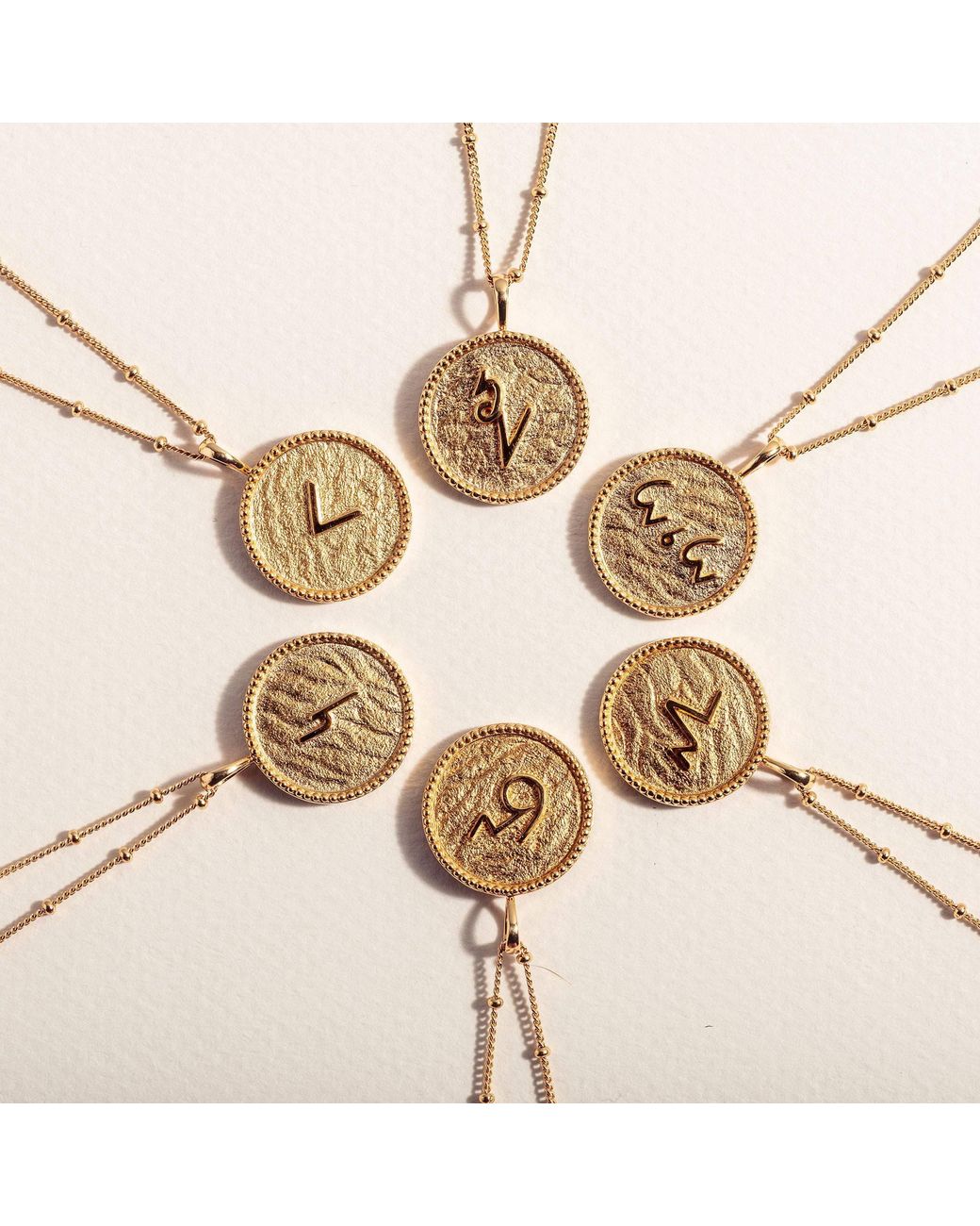Claire Hill Designs Metallic Inspire Shorthand Coin Necklace