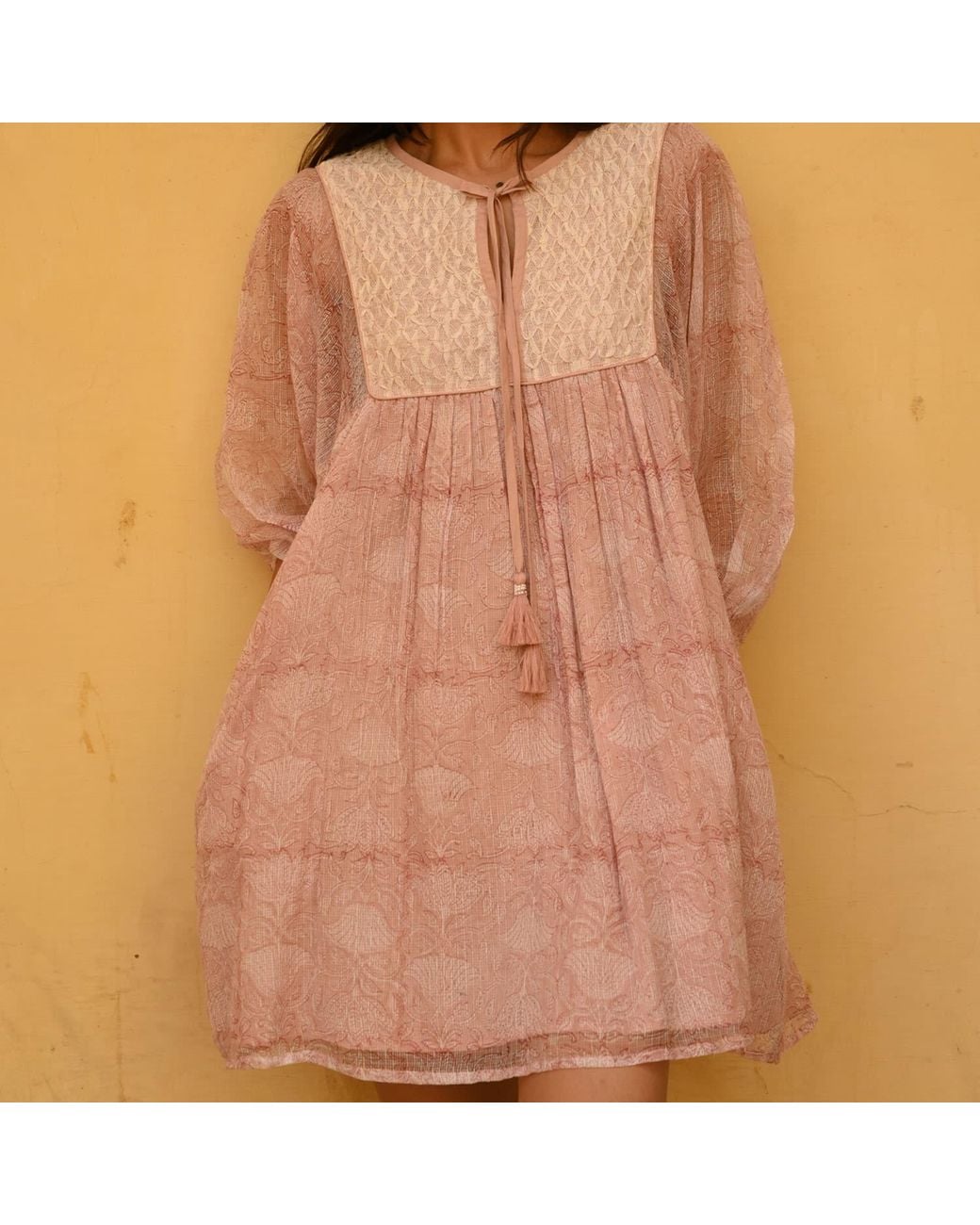 Liminal Pink Nora Tunic Dress