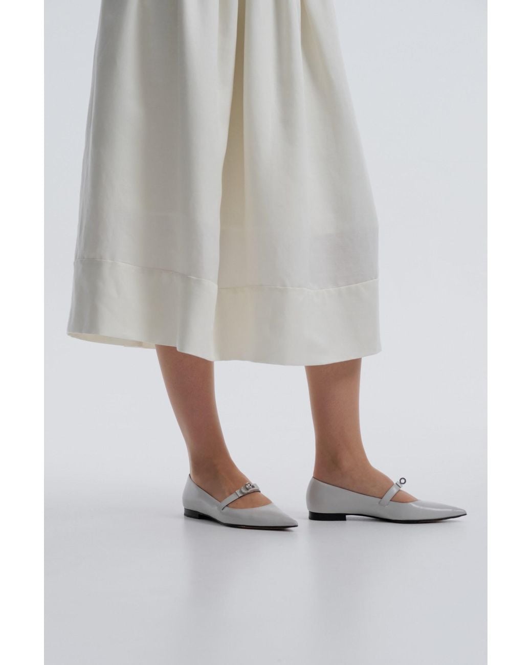 Baltér Natural Minorca Lait Midi Skirt