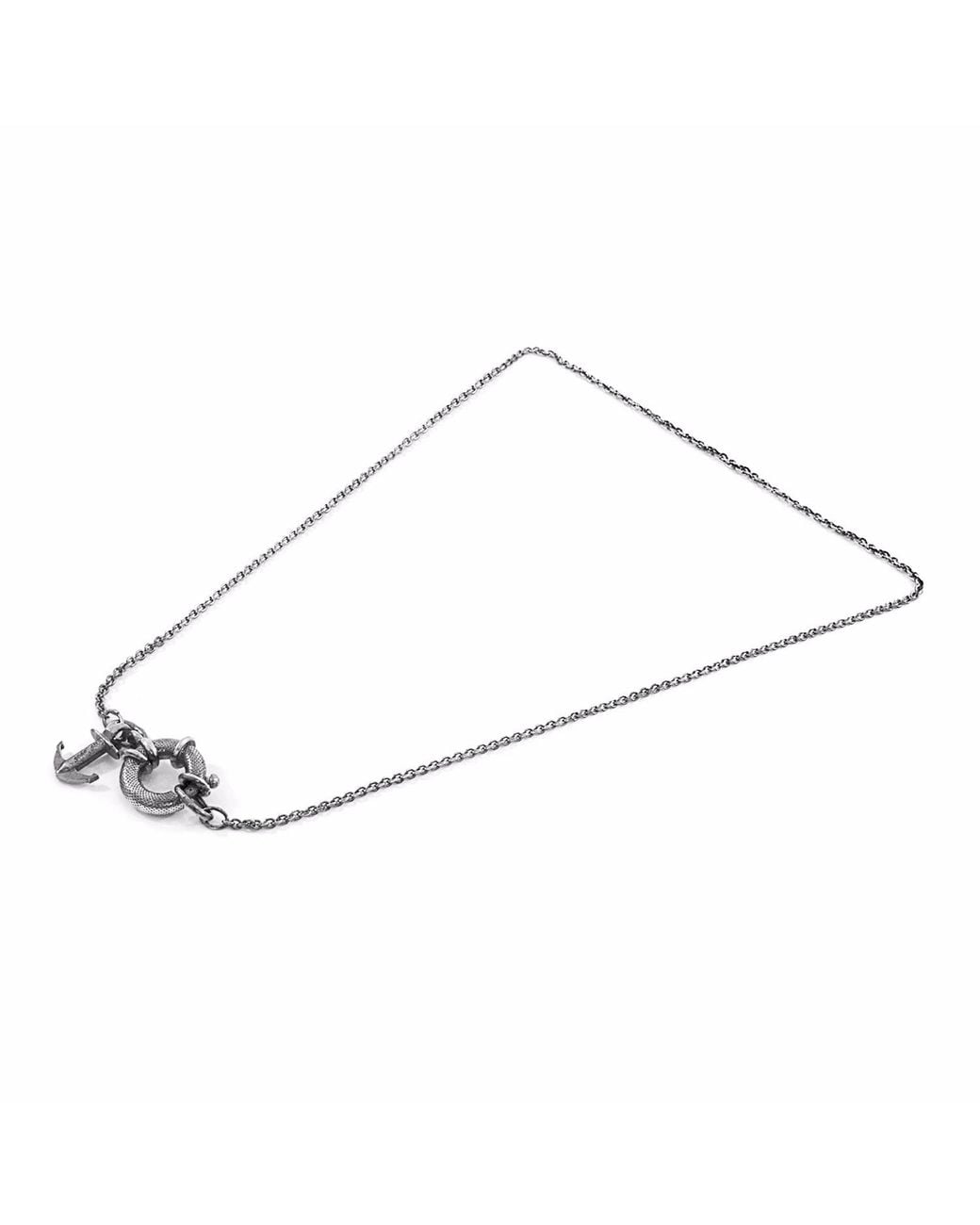 Anchor and Crew Metallic Clyde Anchor Signature Necklace Pendant for men