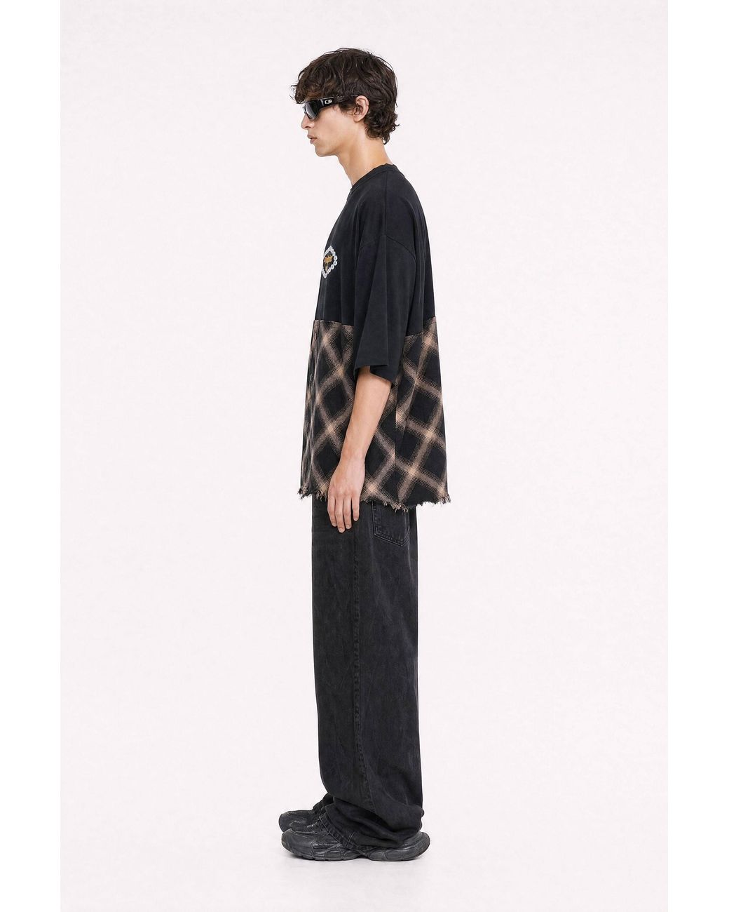 mysimplicated Black Atelier Hybrid Shirt for men