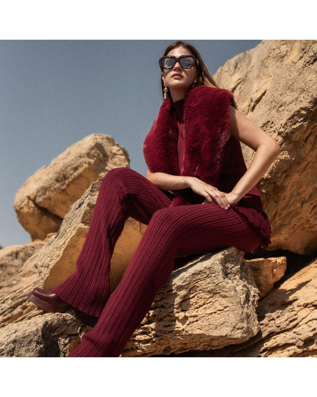 Thisisu Collection Red Mia Fur