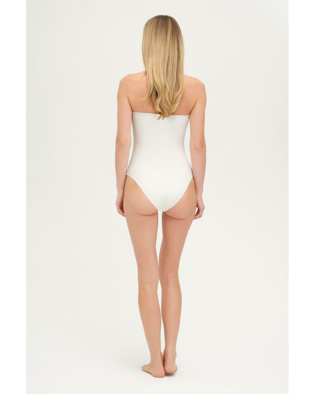 Adriana Pappas Designs White Luca Swimsuit