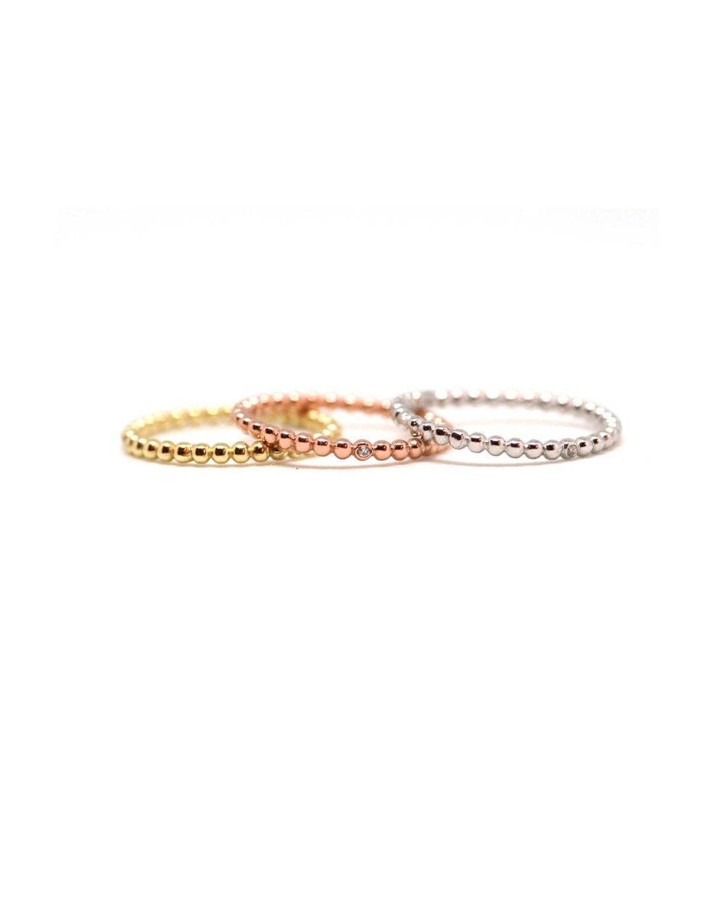 VicStoneNYC Fine Jewelry Metallic Natural Diamond Ball Textured Ring