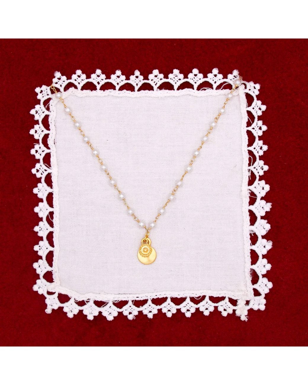 Iris London Metallic Mini Mala Necklace