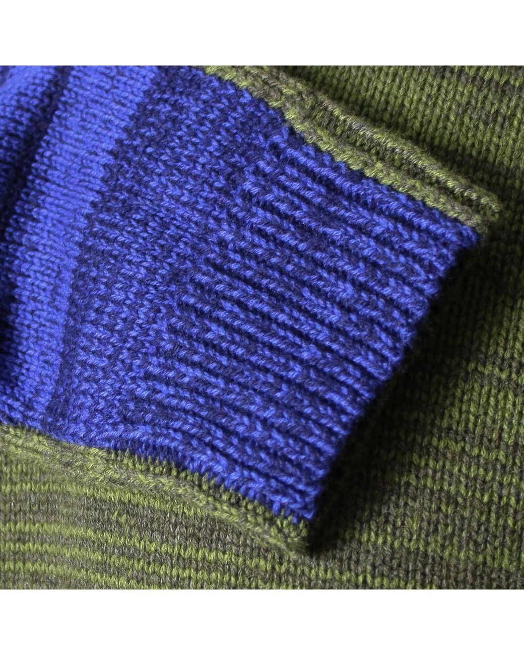 Lords of Harlech Green Sweet Shawl Neck Sweater for men