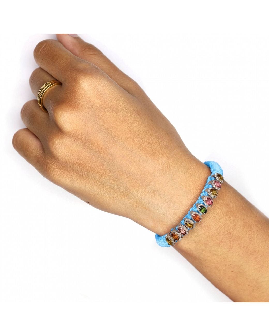 Caravan of Stones Blue Baby Mini Lisse Bracelet