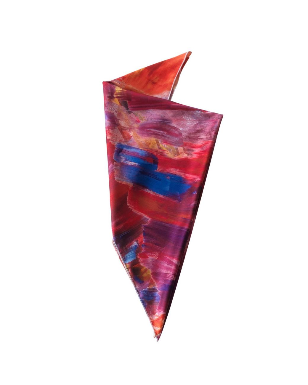 ARSHYS Red Georgia Silk Scarf
