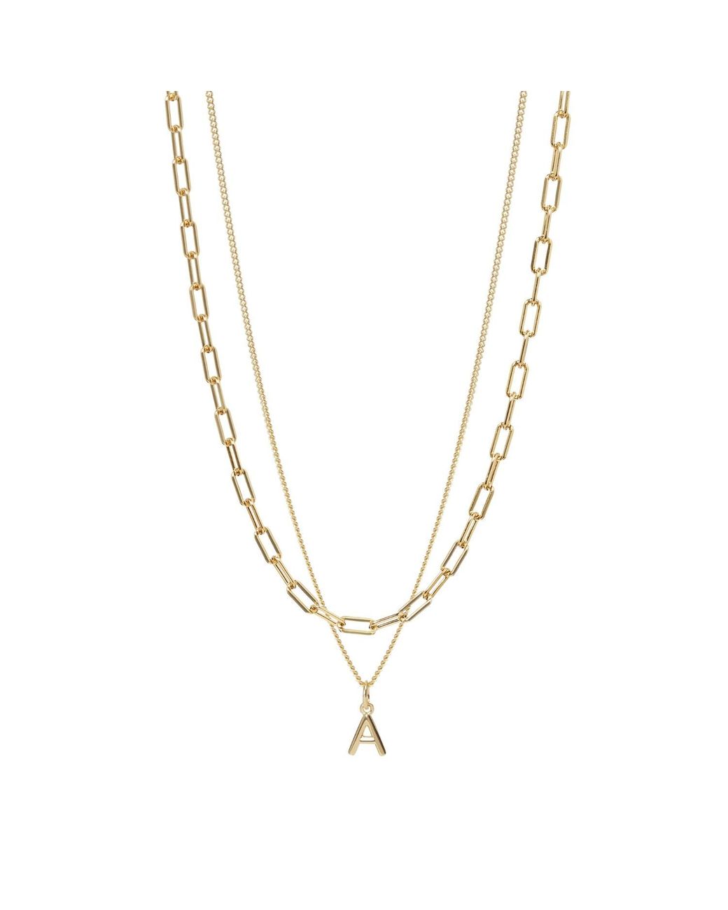 Muru Metallic Little Letter Layering Set