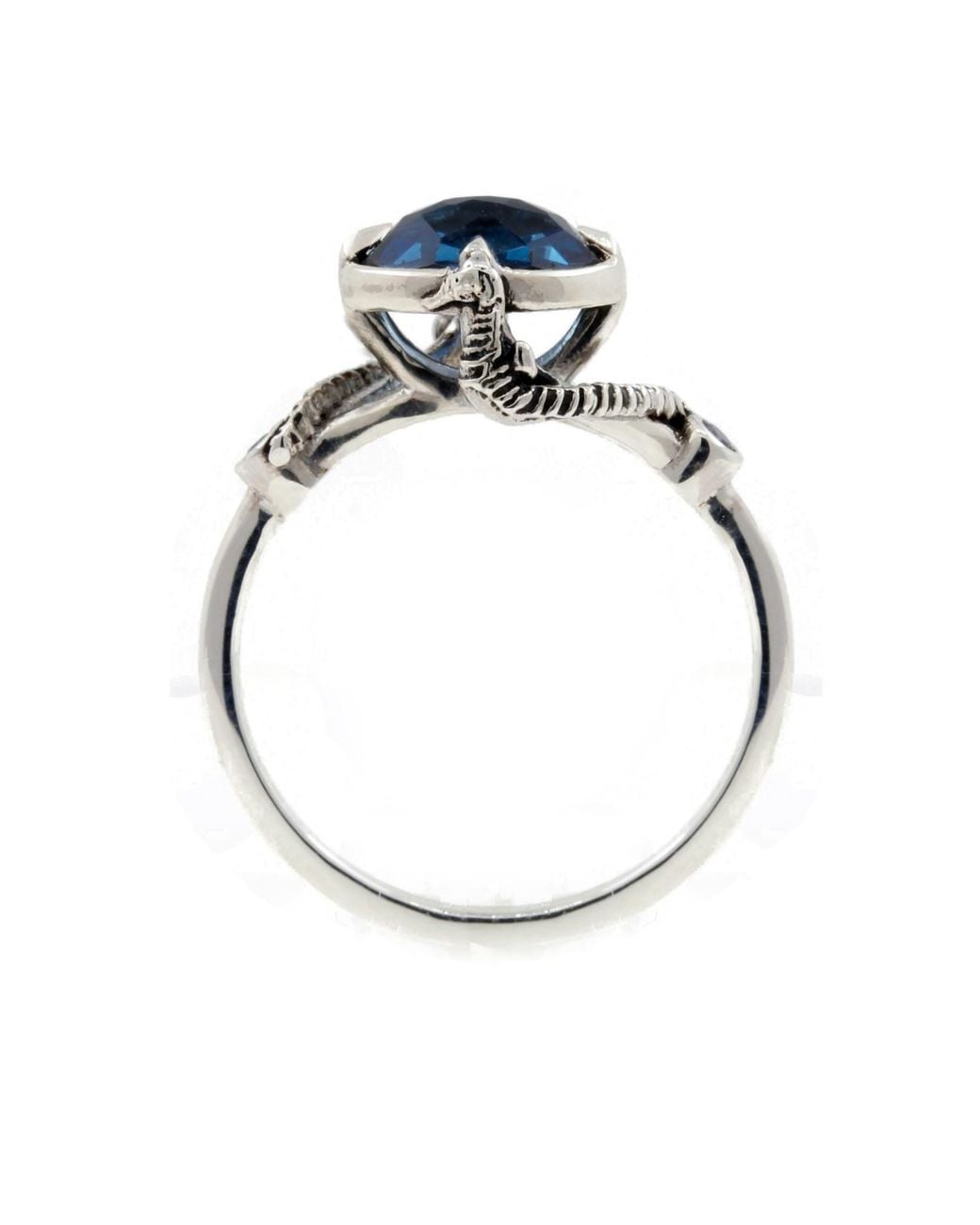 Lee Renee Blue Seahorse Topaz Ring