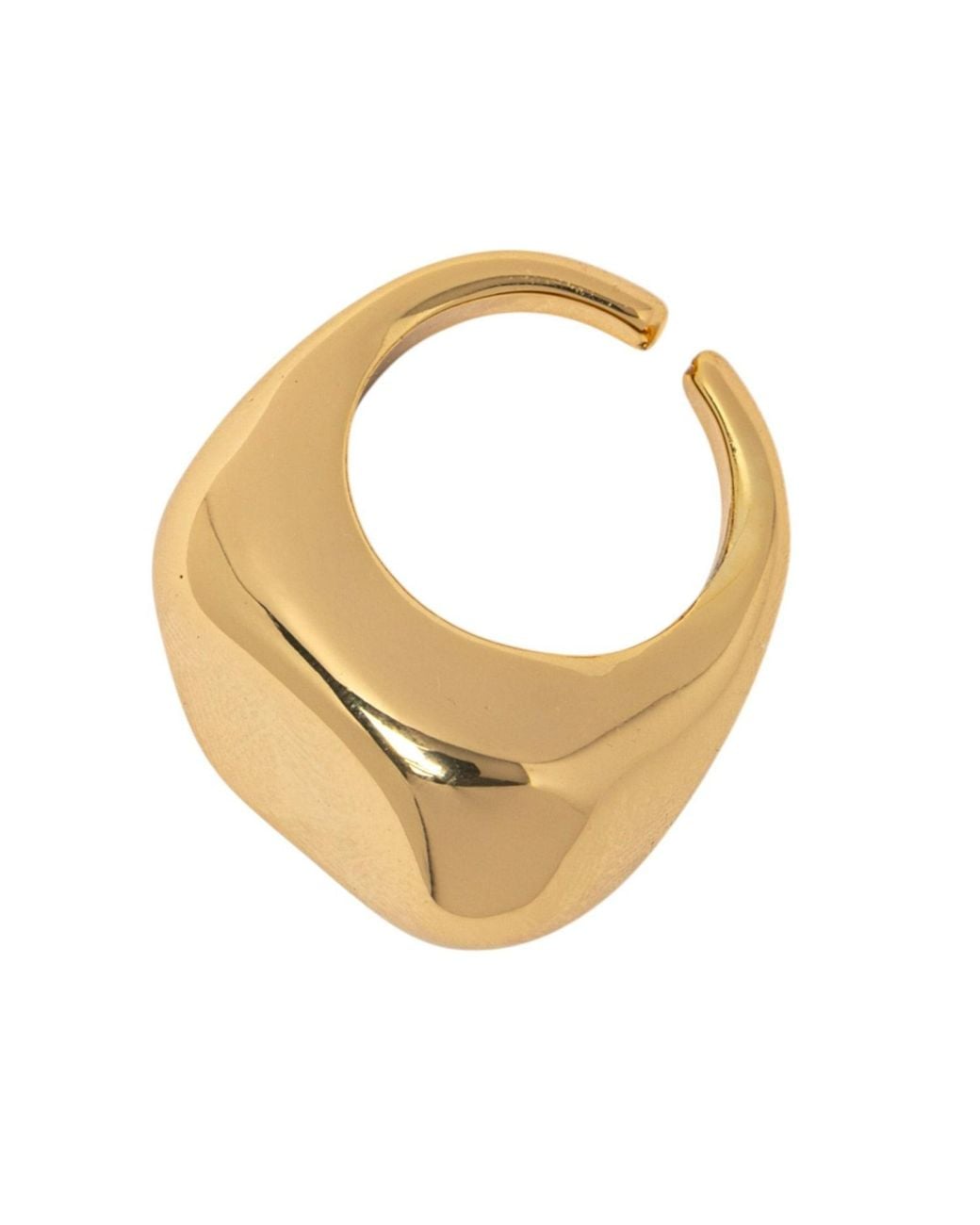 Uchi and Soto Metallic Nami Hammered Ring