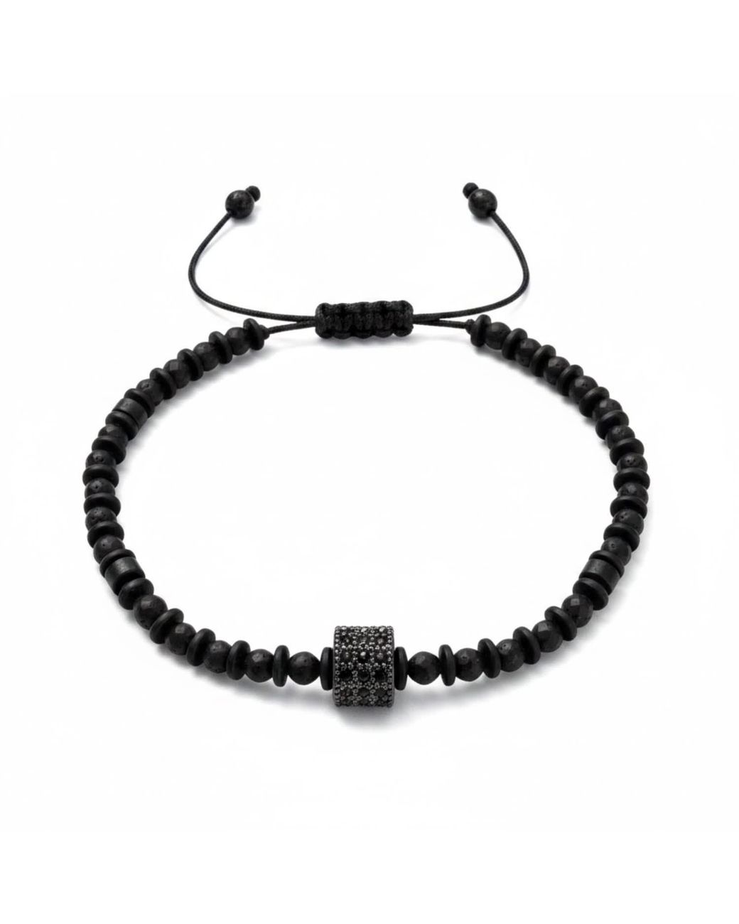 La Pluie Jewellery Black Aurelius Bracelet for men