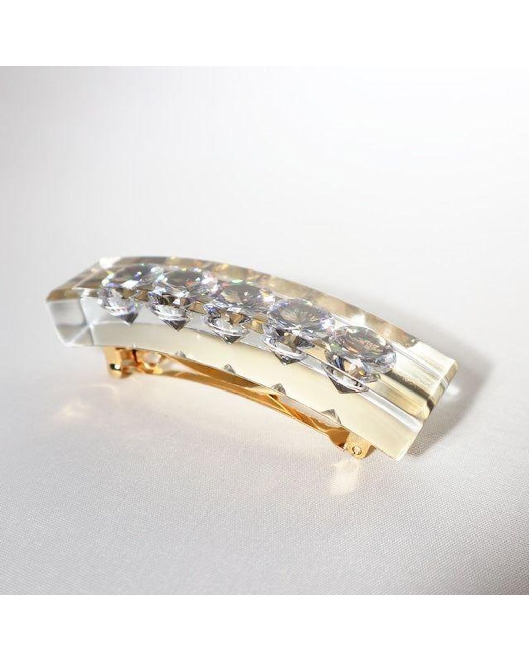 Iostudio Metallic Jewelry Barrette Happiness