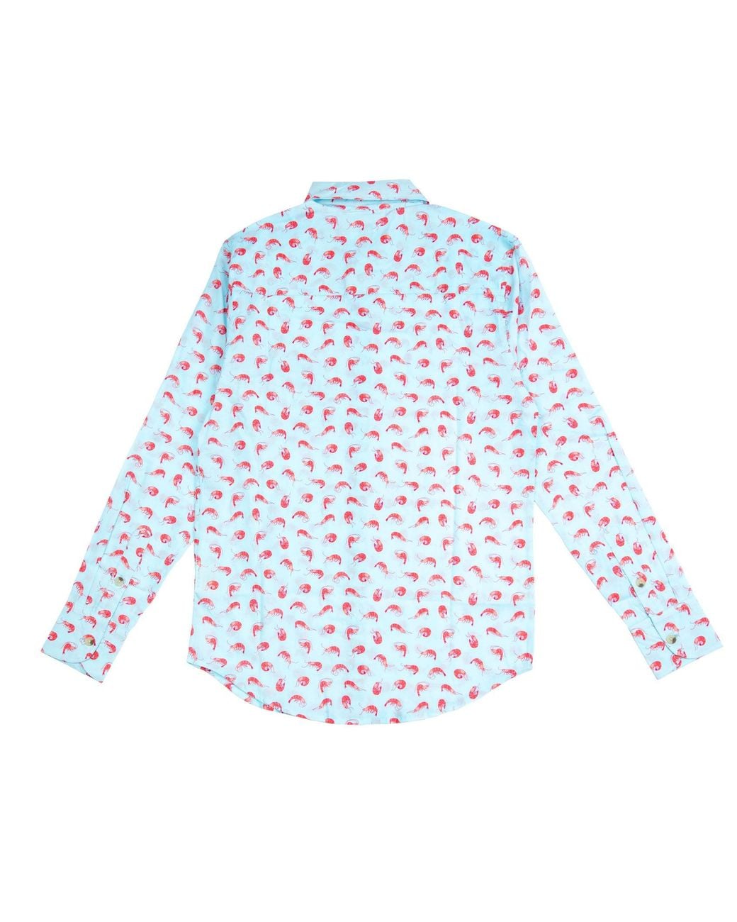 ALOFT Blue Shrimp Beach Shirt for men