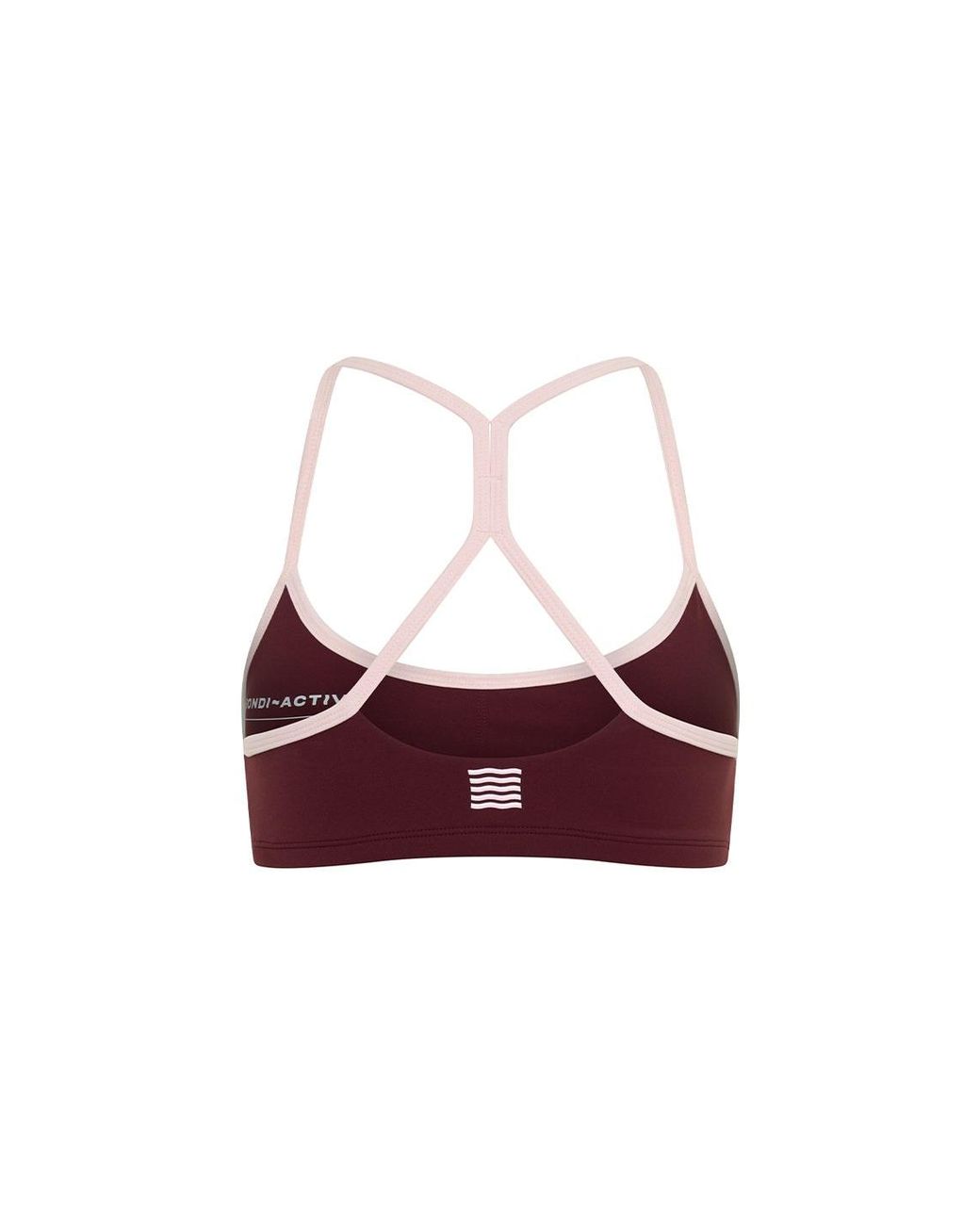Bondi Active Red Strappy Scoop Bra