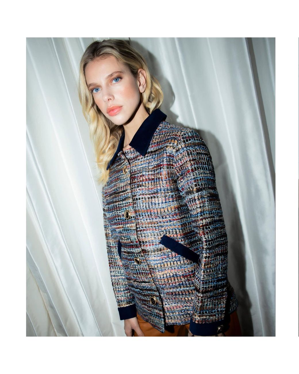 GeeGee Collection Blue Daphne Coat
