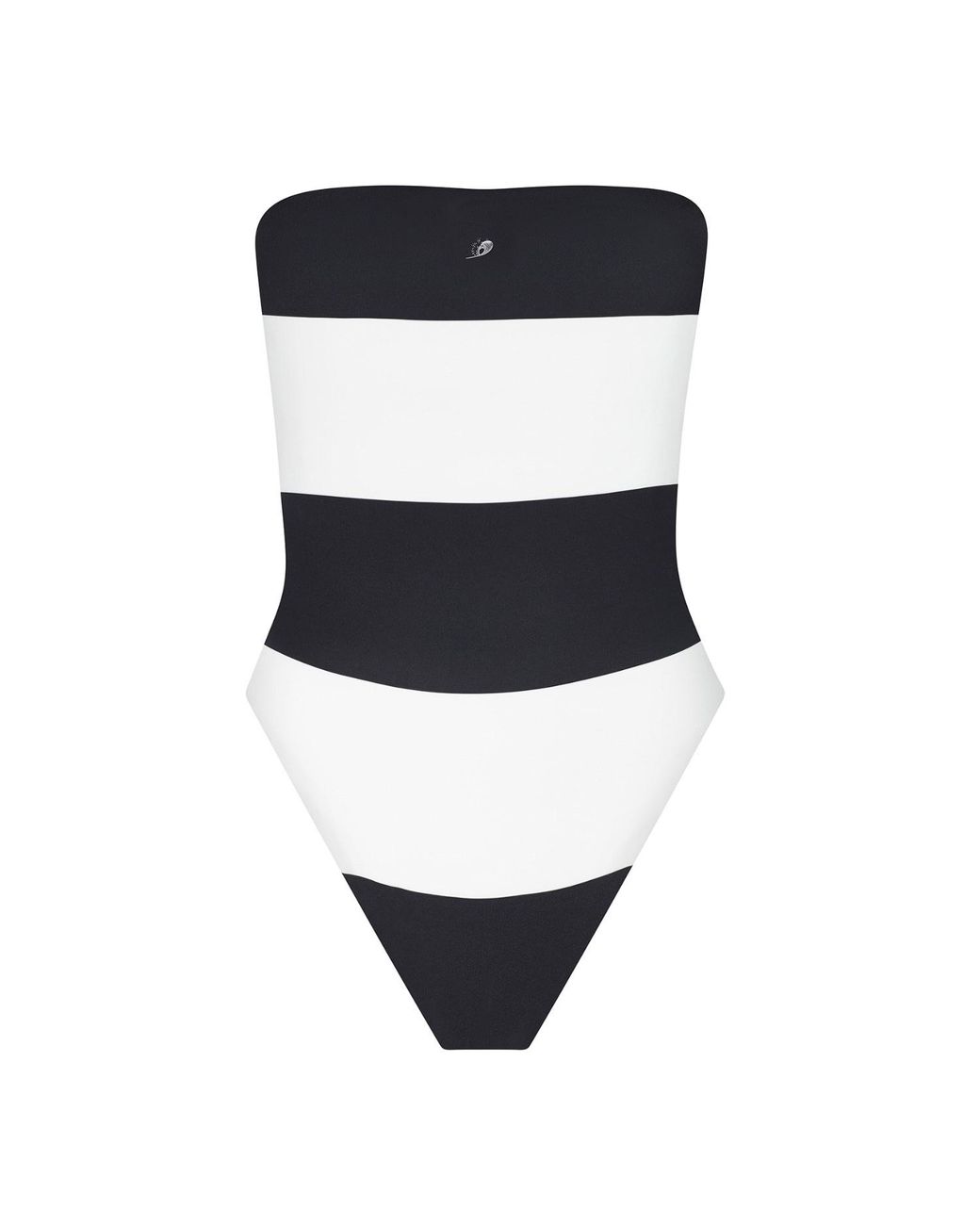 Sea_Washed Black Andie Swimsuit, Reversible Stripe