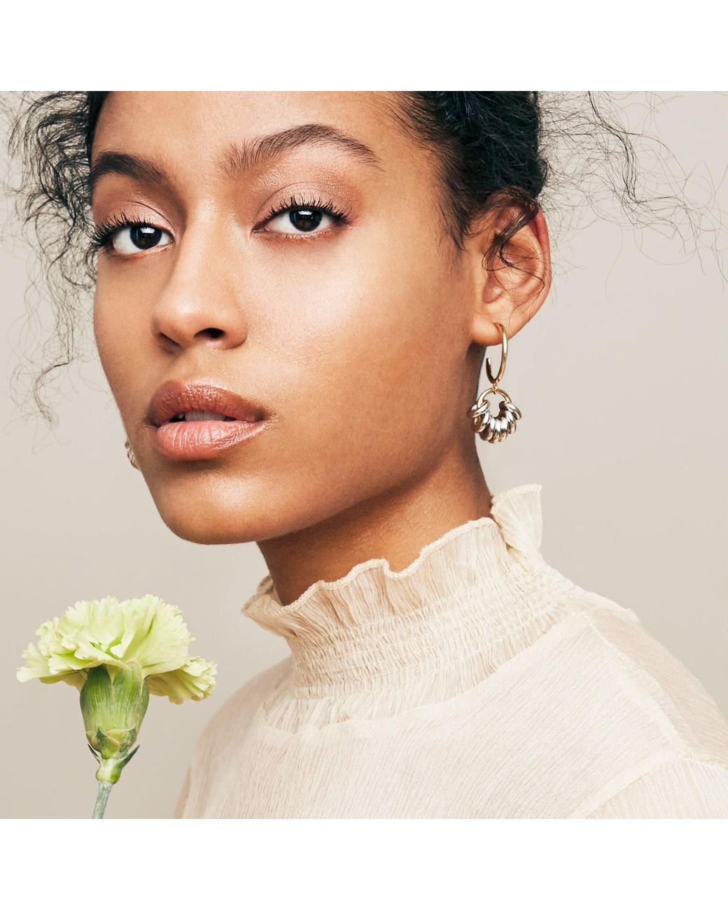 Biko Jewellery Metallic Paradox Hoops Two-Tone