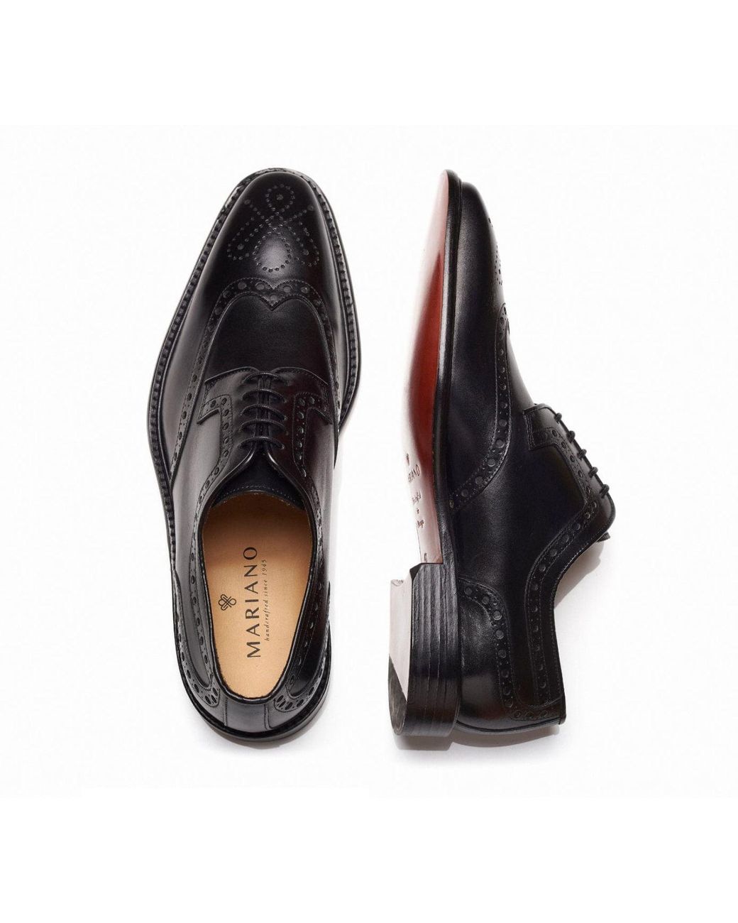 Mariano Shoes Black Paredes Oxford for men