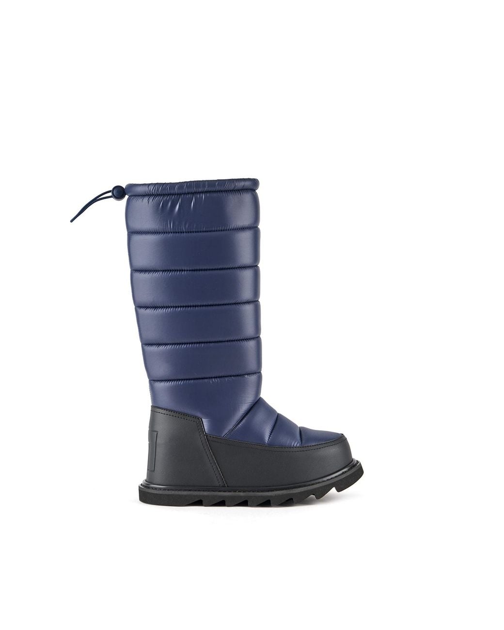 United Nude Blue Quilted Puffer Knee Boots