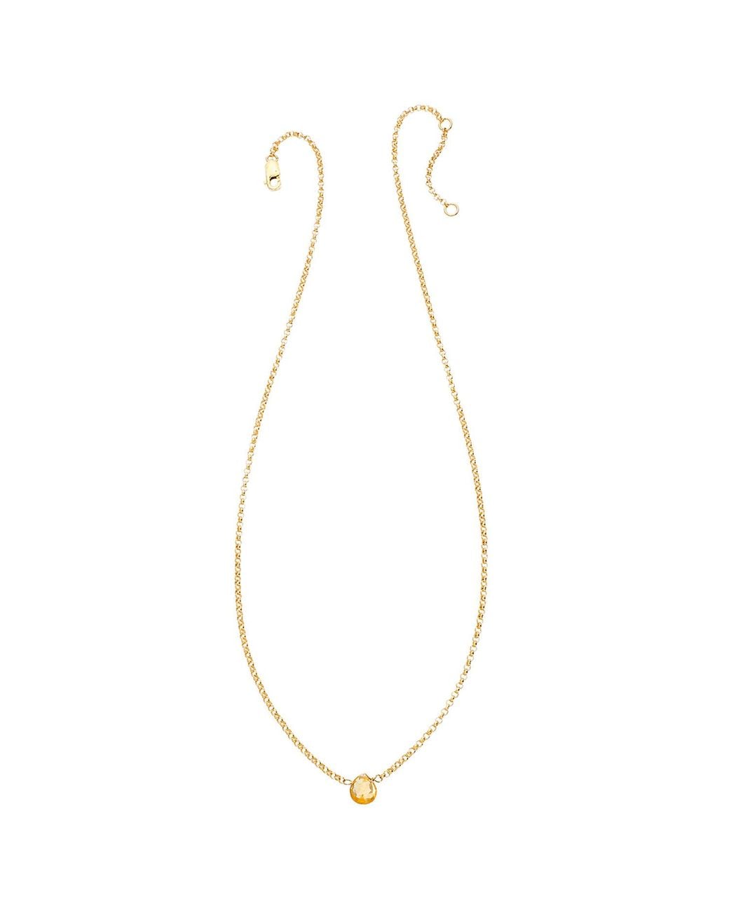 Heather Hawkins Jewelry Metallic Tiny Gemstone Necklace