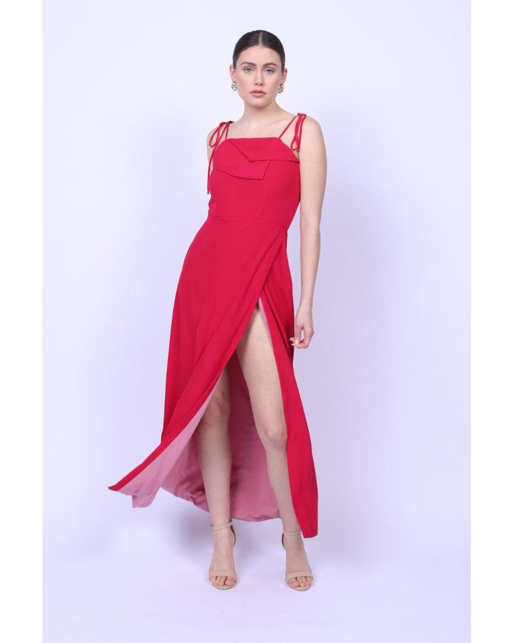 Mary Dickow Pink Subira Dress-Hot