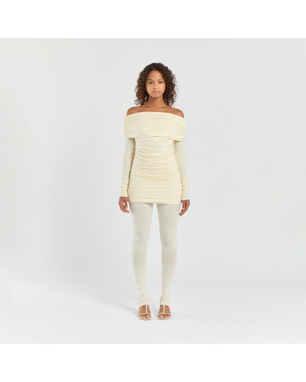Egyptian Blue Natural Neutrals Ivory Leggings