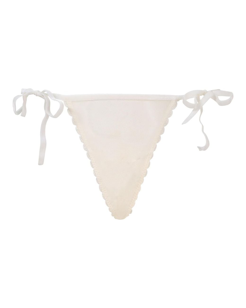 Belle -et-BonBon White Bridal Venetian Ivory Bisoux French Knicker