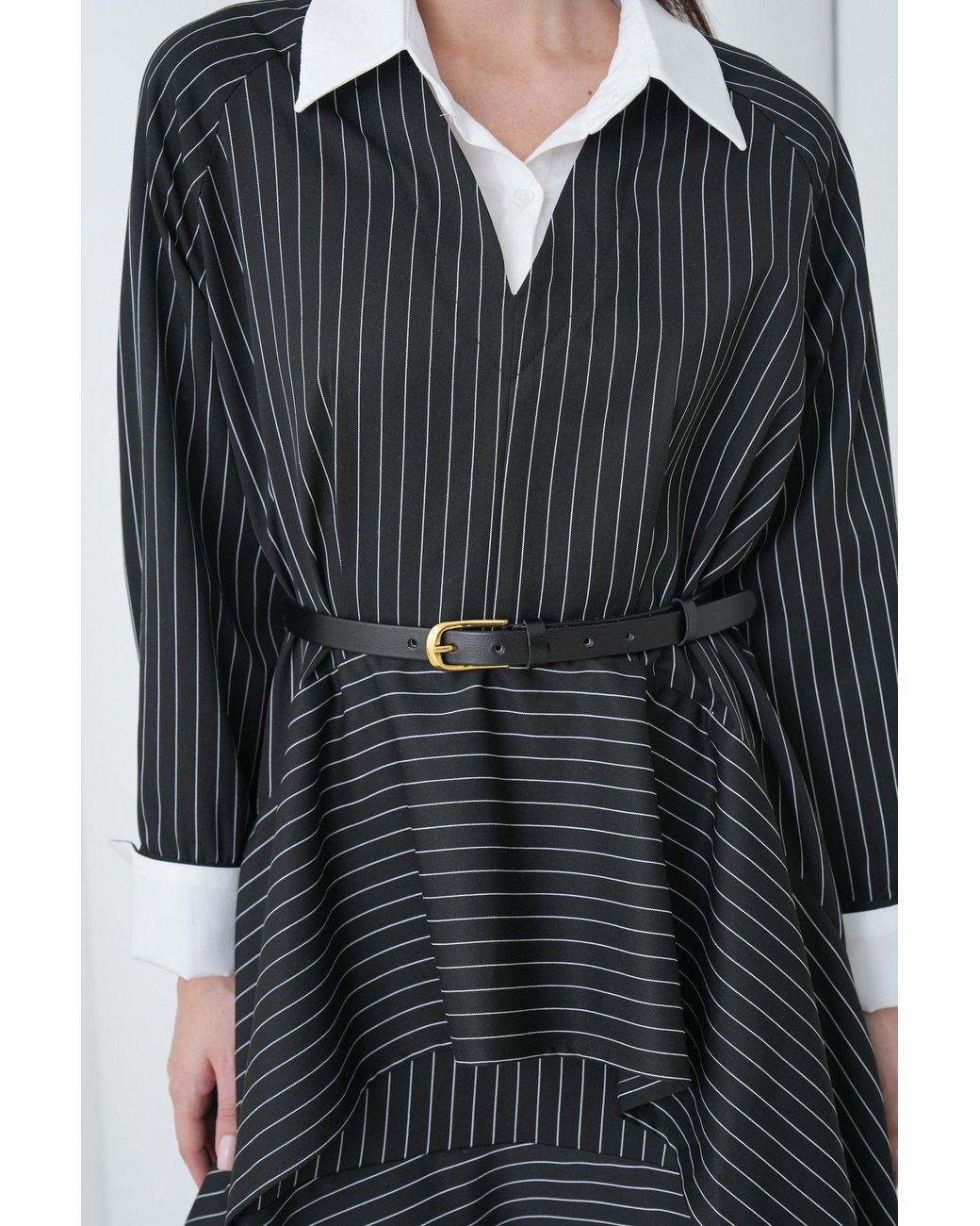 Lumina Eligma Black Aurelia Sculpt Dress