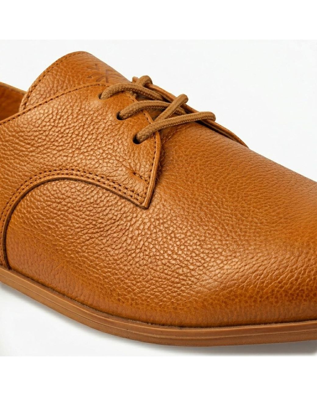 Womads Brown Cognac Oxfords