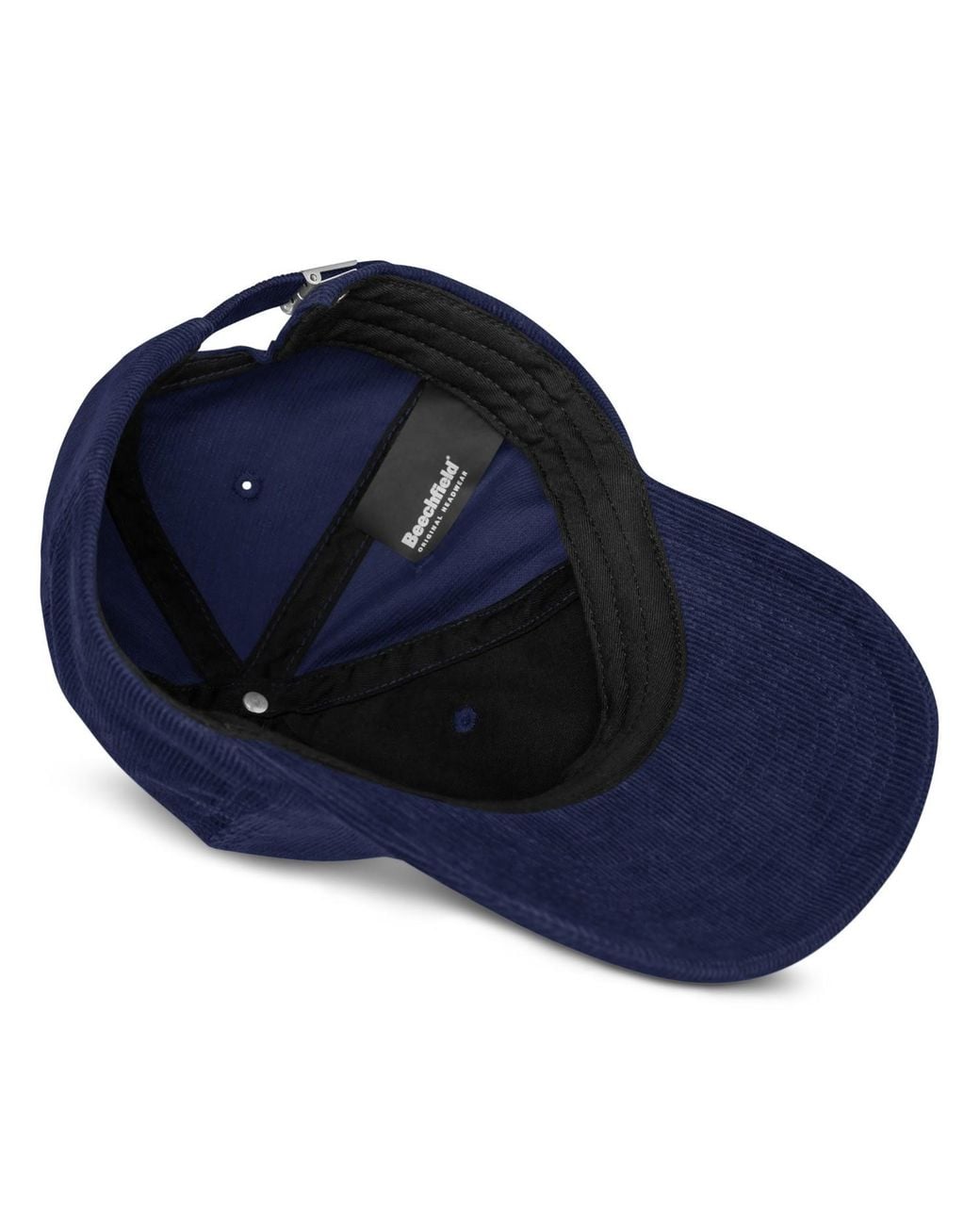 Anchor and Crew Blue Oxford Ampersand Signature Embroidered Corduroy Cap for men